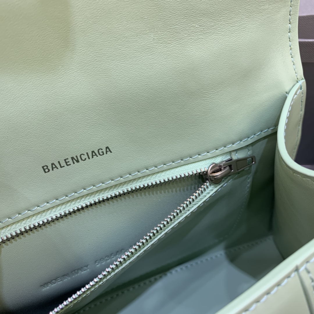 Balenciaga Hourglass Small Handbag Box Calfskin Shoulder Bag 